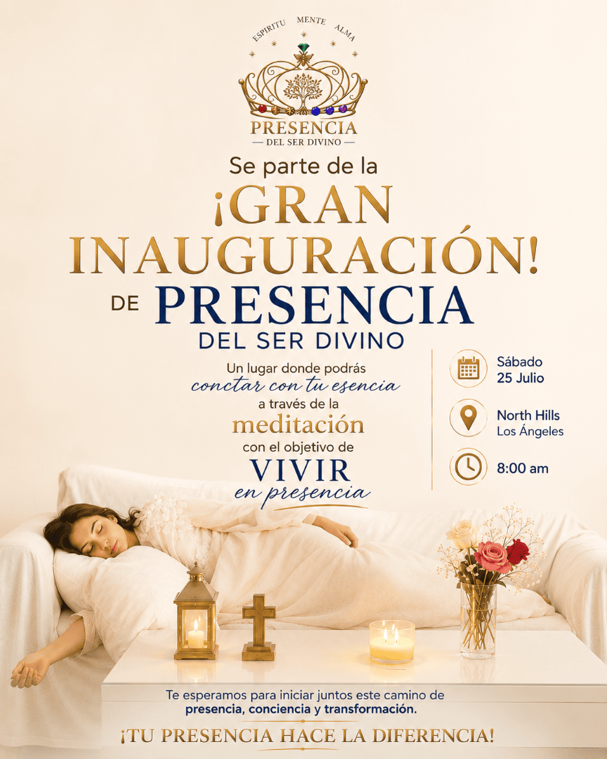 INAUGURACIÓN DE PRESENCIA DEL SER DIVINO