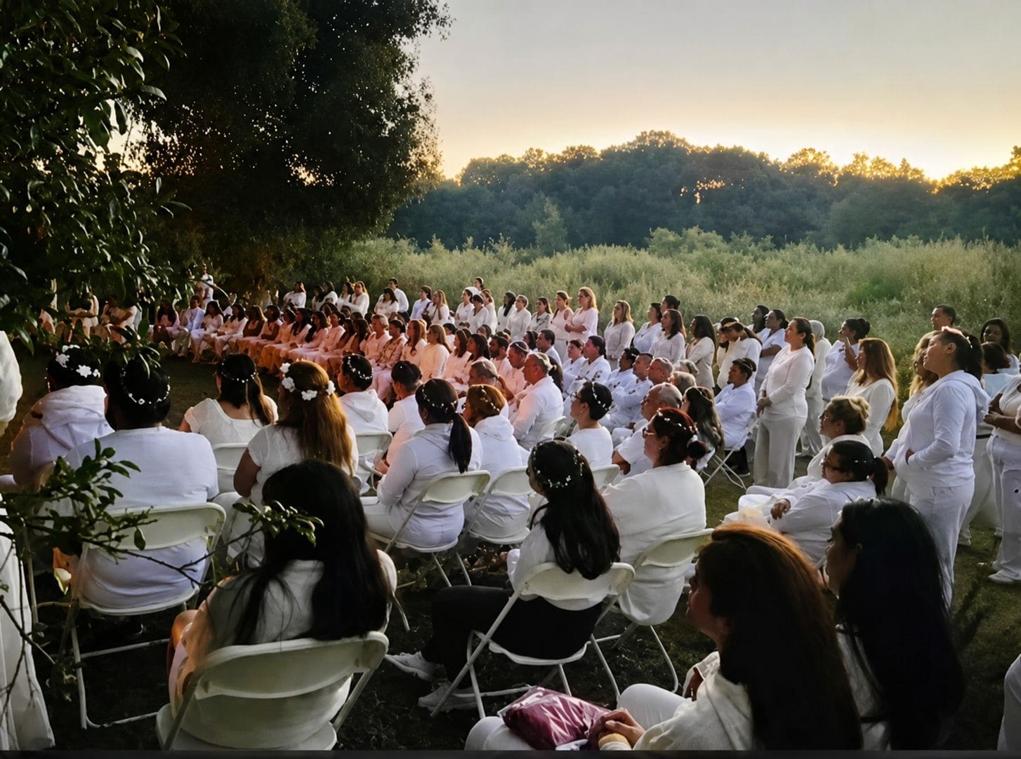 Meditación en el bosque